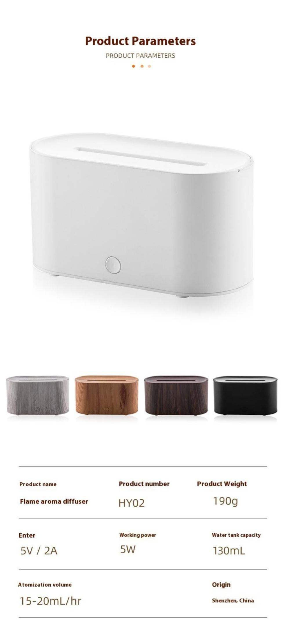 LED Flame Diffuser