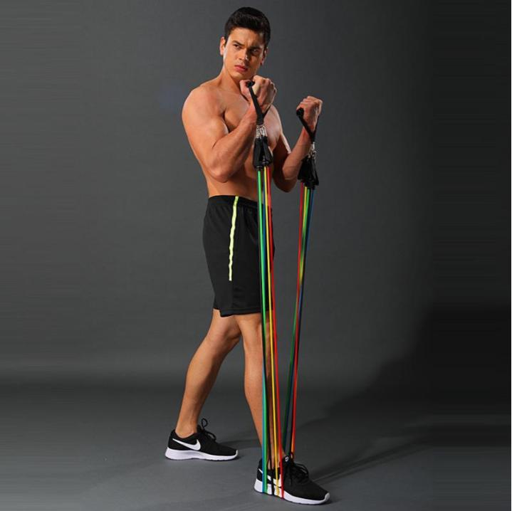 Resistance Band Set with Ankle Straps