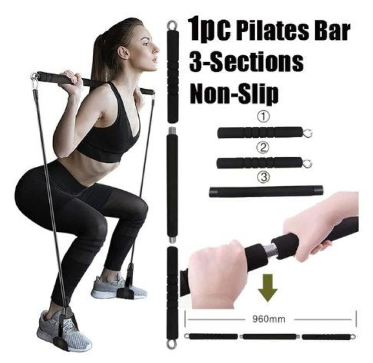 Pilates Bar Kit with Resistance Bands
