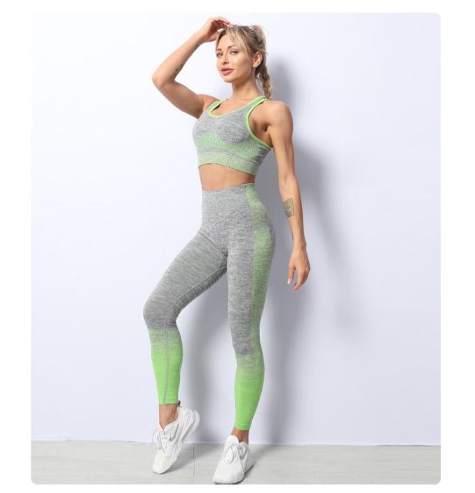 Seamless Knitted Yoga Suit