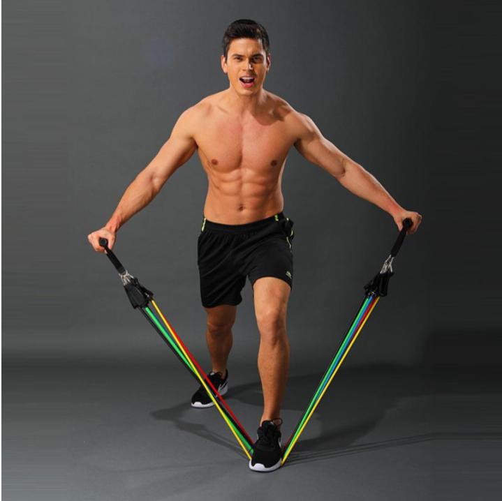 Resistance Band Set with Ankle Straps
