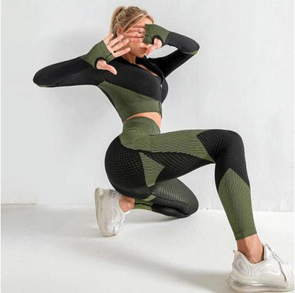 3-Piece Seamless Yoga Set for Women
