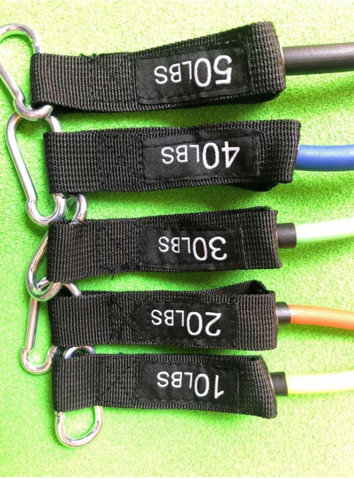 Resistance Band Set with Ankle Straps